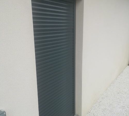 Volet roulant électrique pour porte extérieure